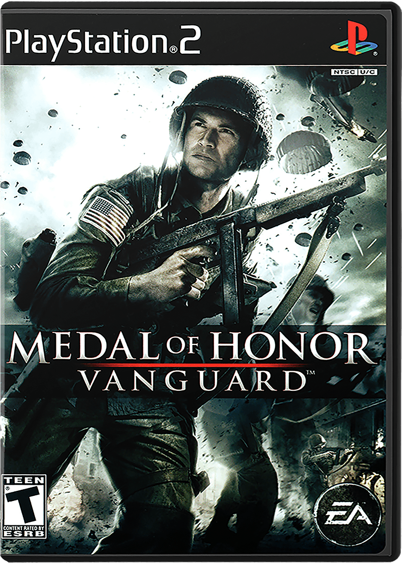 Medal of Honor Vanguard box art for Playstation 2